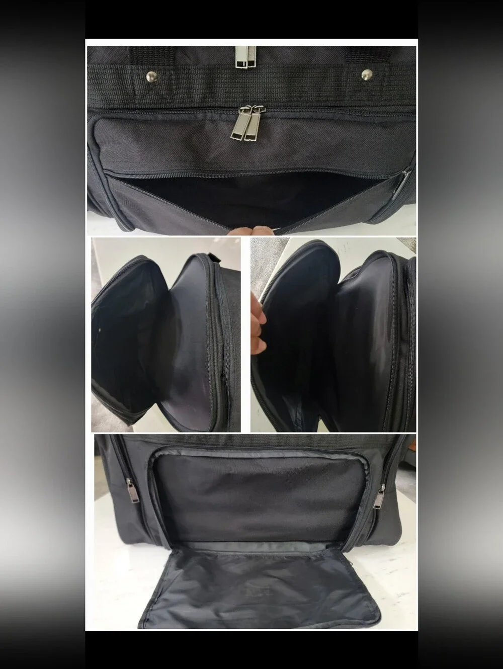 Visa Black Travel Duffle Bag 22
